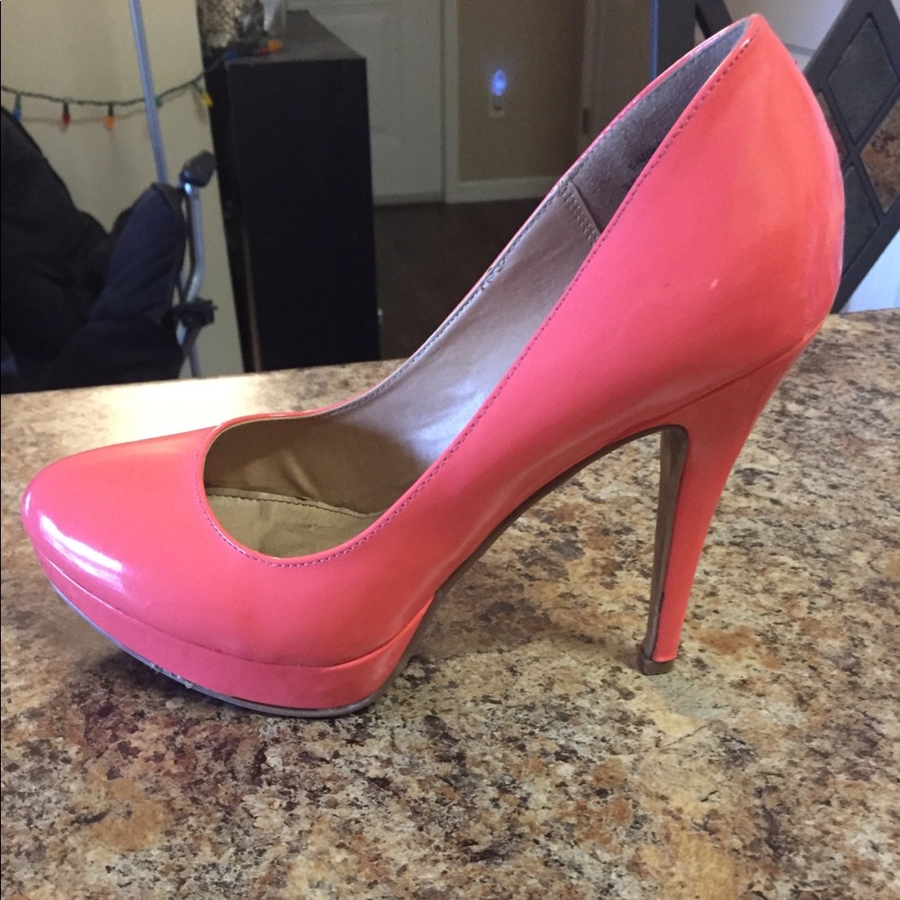 Coral Heels Size 10